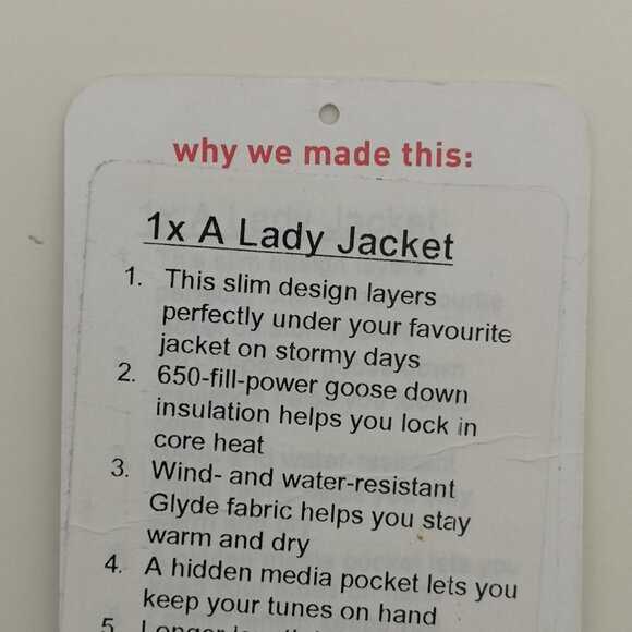 LULULEMON SOEA Brown Grey LTWT Goose Down Long Hooded 1 x A Lady Parka Jacket 4 - Picture 9 of 9